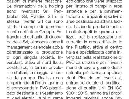 IMPRENDITORIA AL TOP, il segreto del made in Italy – Il Gruppo della plastica. Dalla holding Inverfin Srl prodotti nuovi ed ecologici